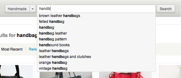 Image 3: Autosuggest on Etsy.com Image 3: Autosuggest on Etsy.com