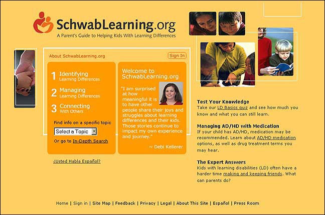 Homepage design, December 2000