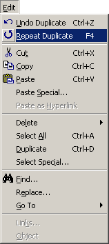 Edit Menu