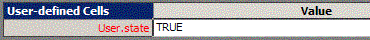 User state equals True