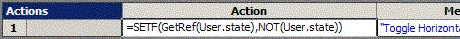The SETF function