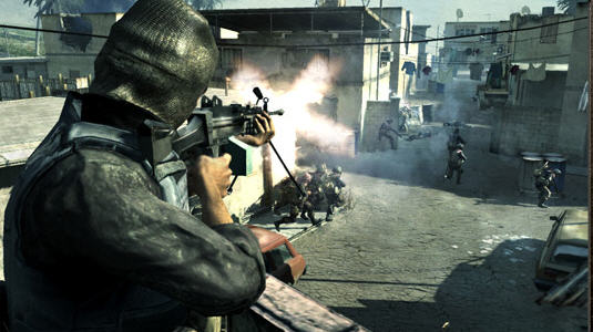 Call of Duty 4's initial levels include tasks to familarize the player with weapons and actions