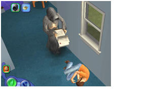 The Sims 2 injects unexpected humor into what is actually an annoying situation